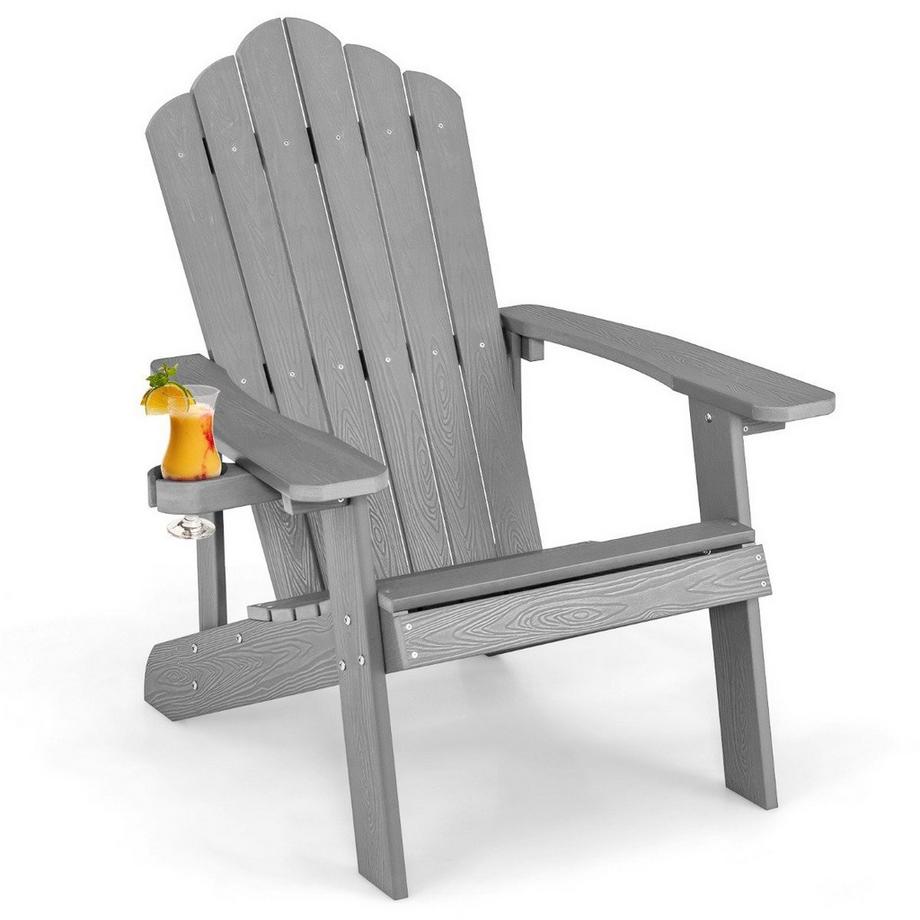 Sedia Adirondack con portabicchieri