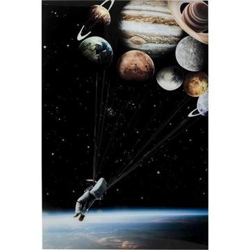 Glasbild Flying Astronaut 100x150