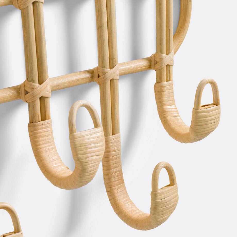 La Redoute Intérieurs Wandgarderobe Miya mit 5 Doppelhaken  