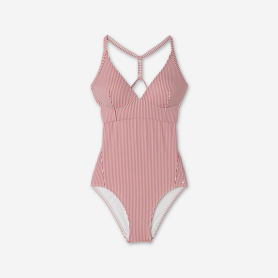 DECATHLON Maillot de bain rayé  