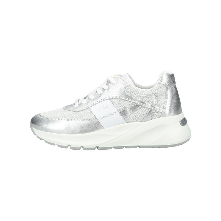 Nero Giardini Sneaker Platform Argento Bianco  