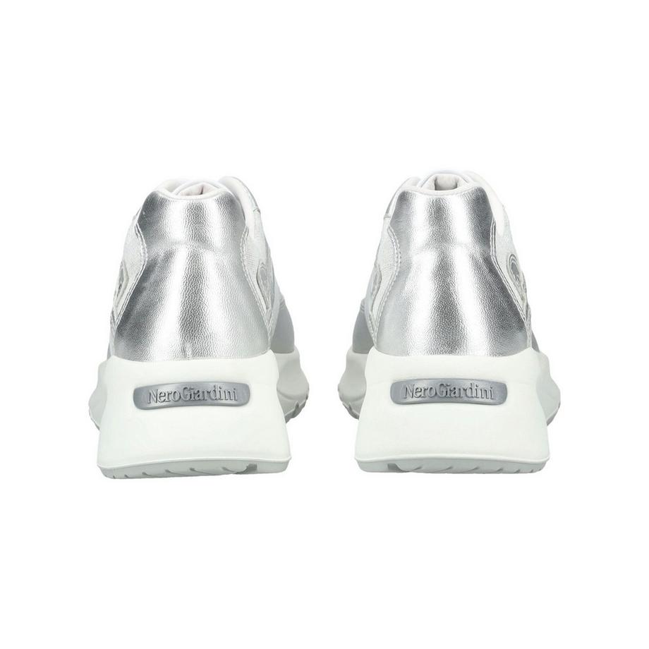 Nero Giardini Sneaker Platform Argento Bianco  
