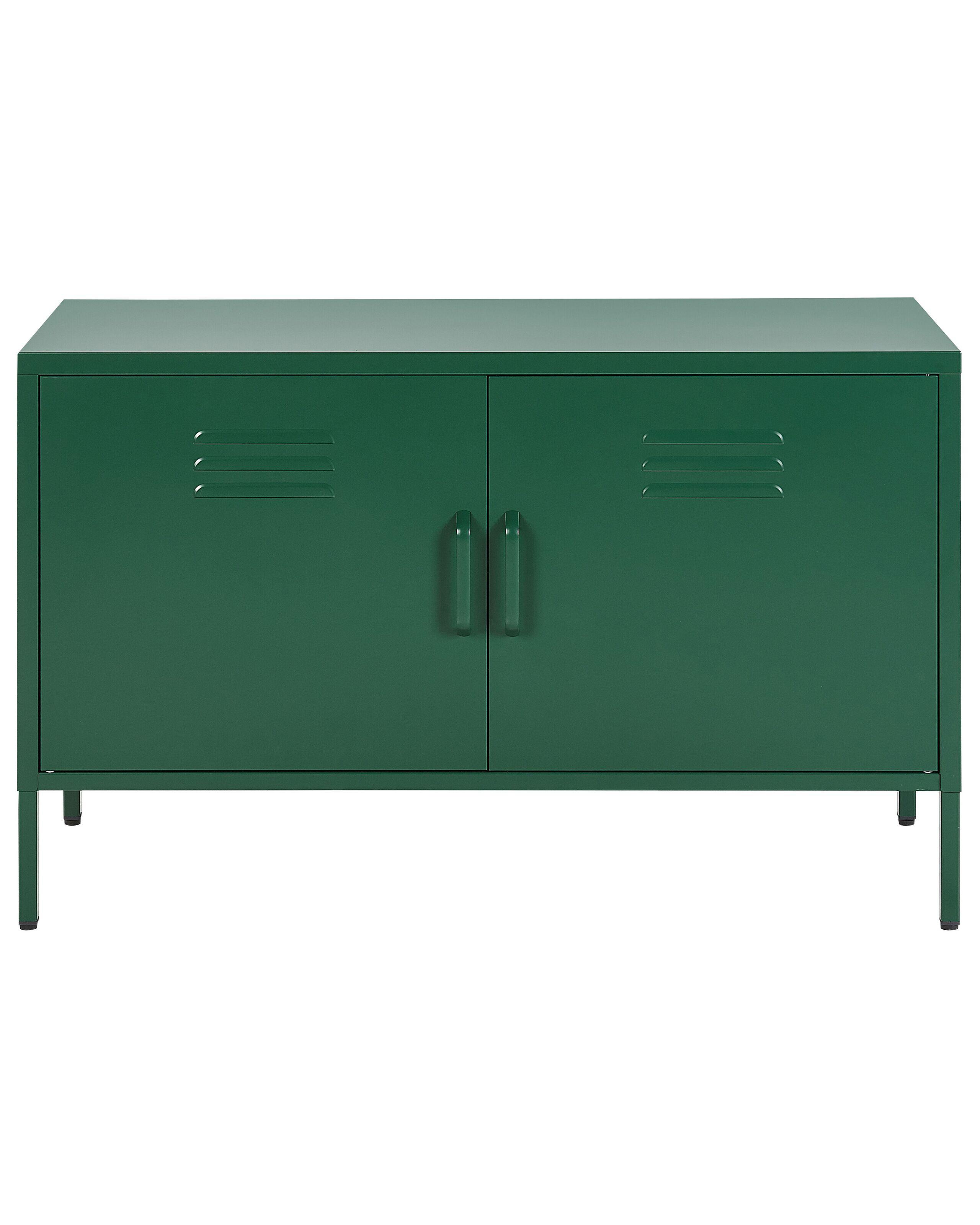 Beliani Meuble de rangement en Acier Moderne URIA  