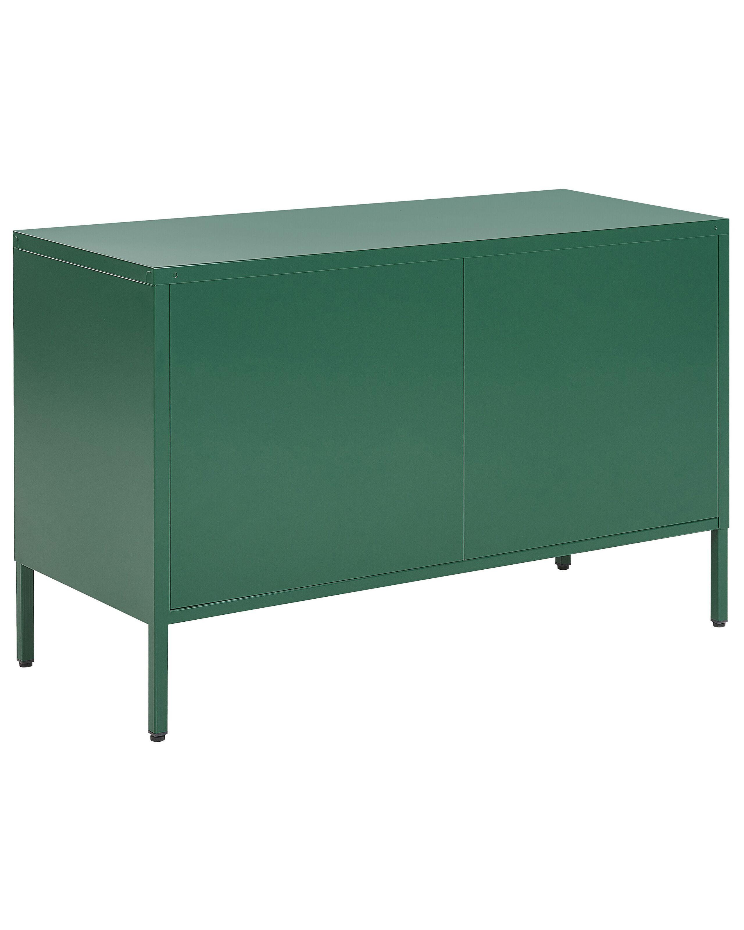 Beliani Commode 2 portes en Acier Moderne URIA  