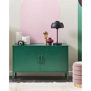 Beliani Meuble de rangement en Acier Moderne URIA  