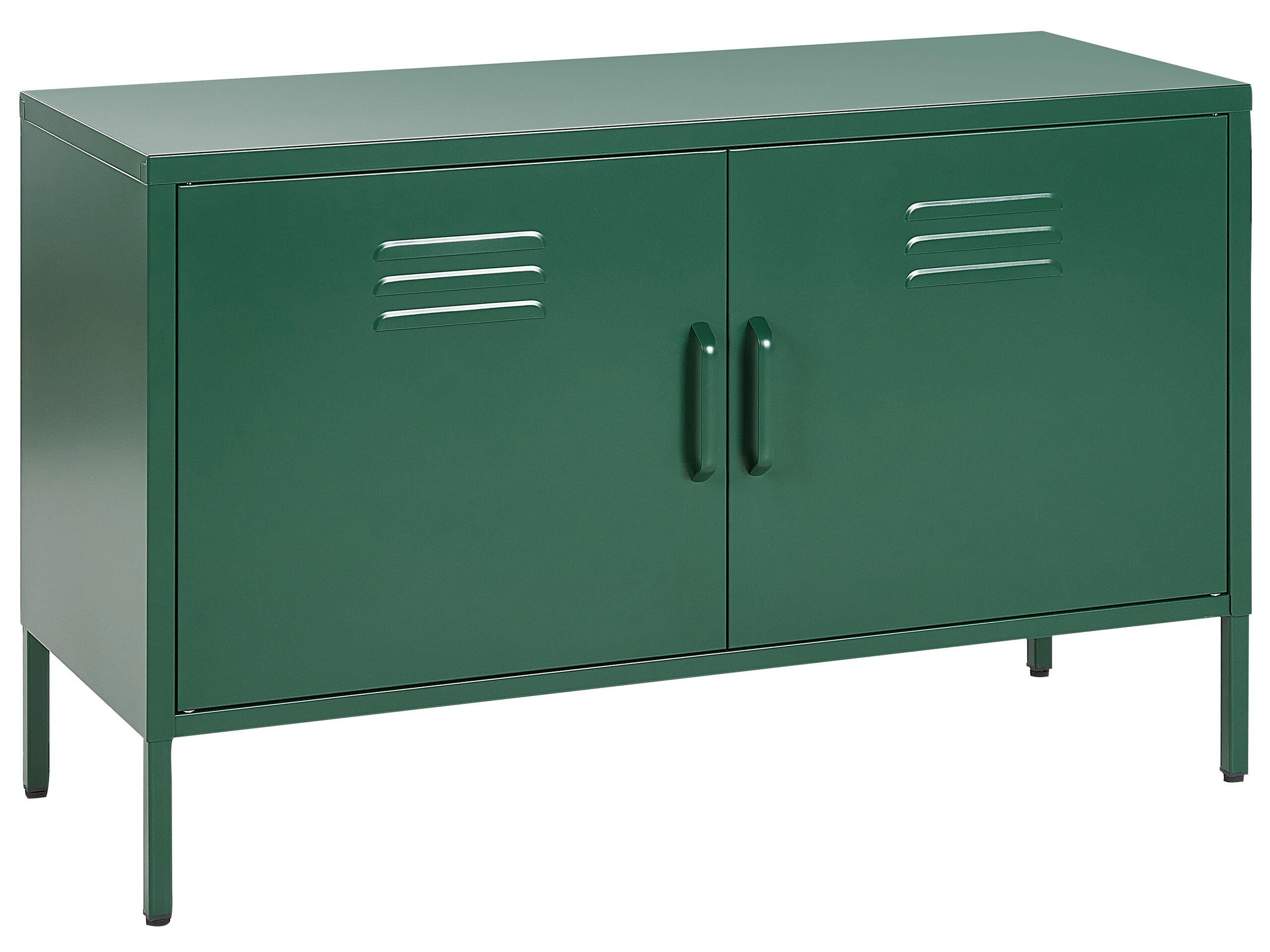 Beliani Meuble de rangement en Acier Moderne URIA  