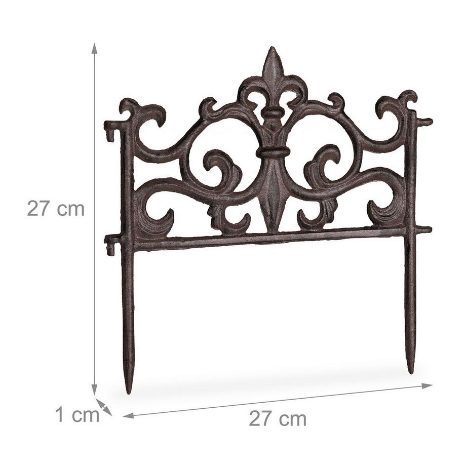 Northio Bordure en fonte à prix réduit  