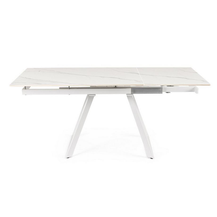 mutoni Ausziehtisch Reeta weiss 120-180x90  