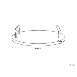 Beliani  Tablett aus Marmor Modern ARGOS 