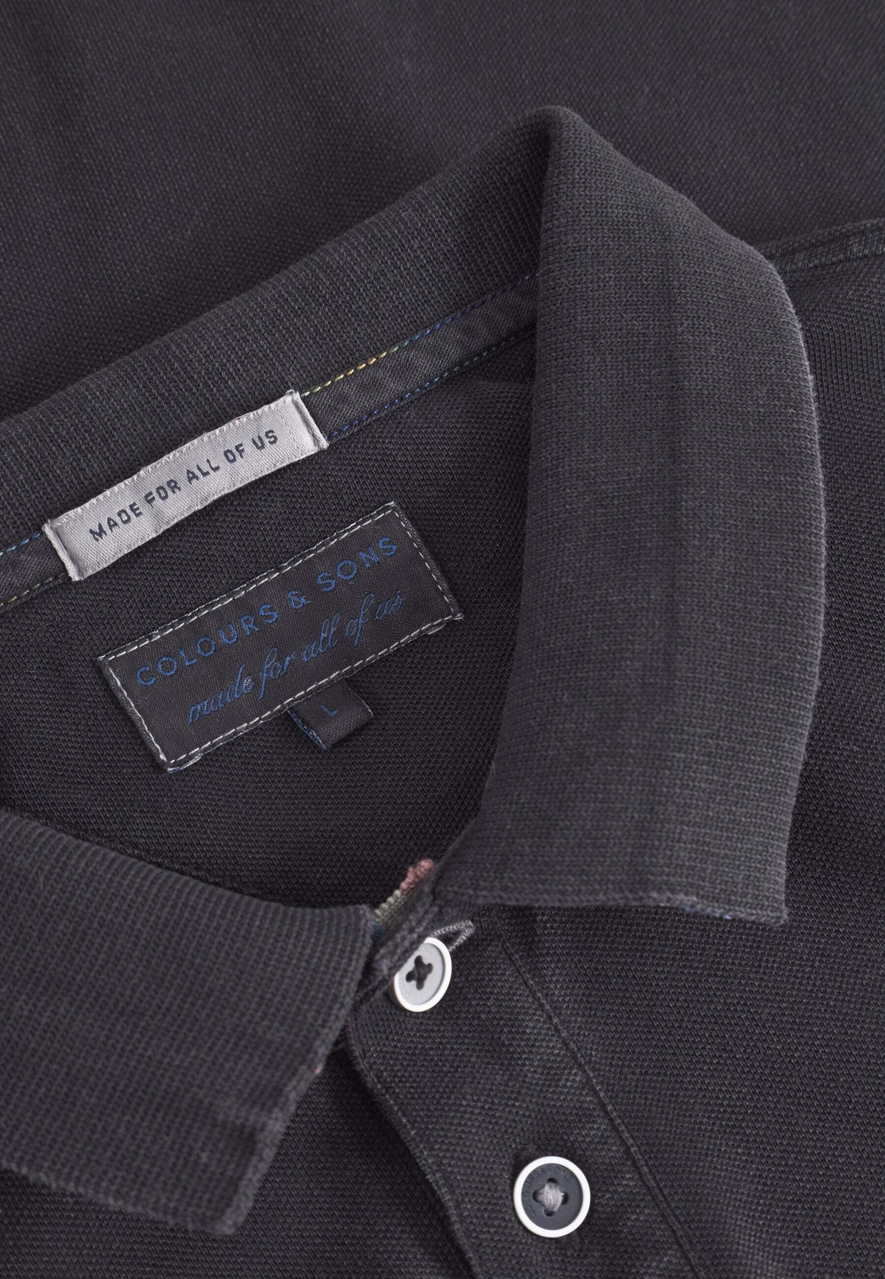 Colours & Sons Garment Dyed Polo  