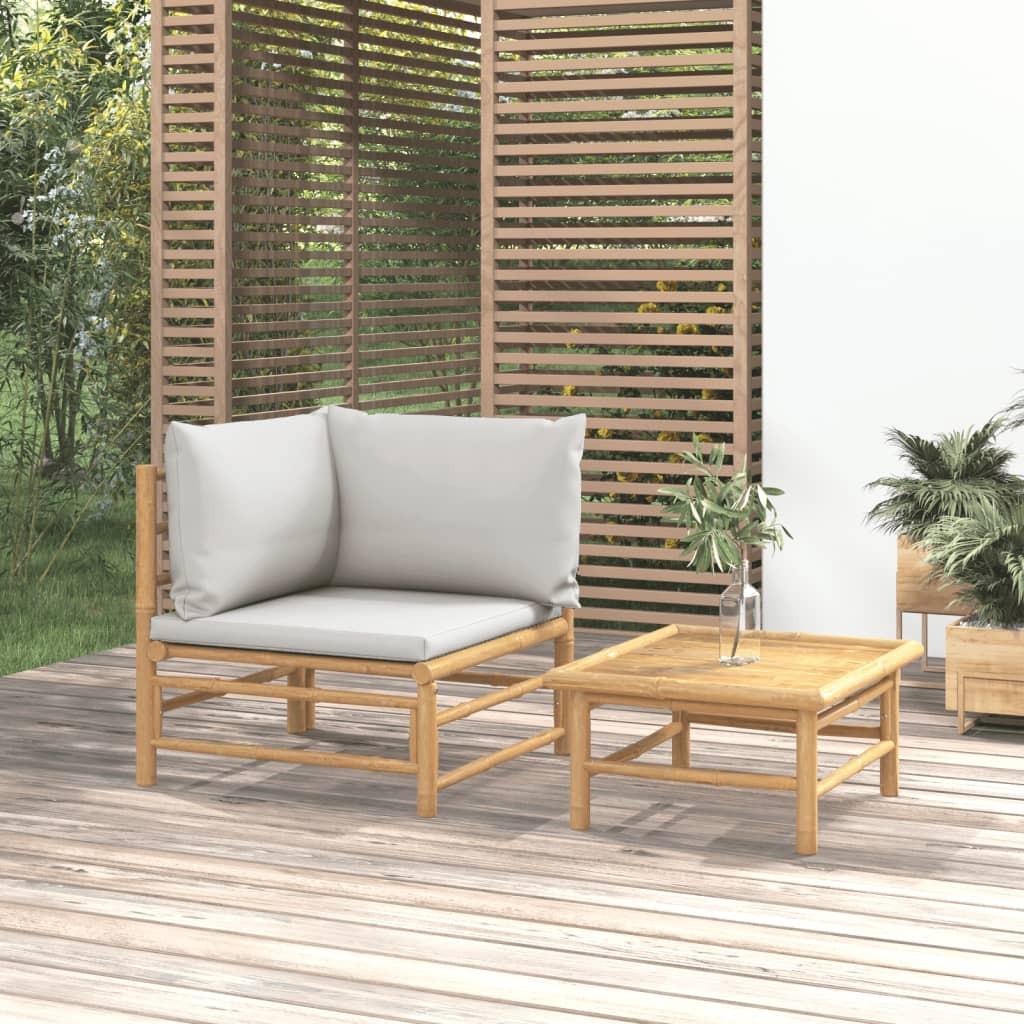 VidaXL Garten-lounge-set bambus  