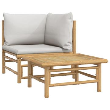 Garten-lounge-set bambus