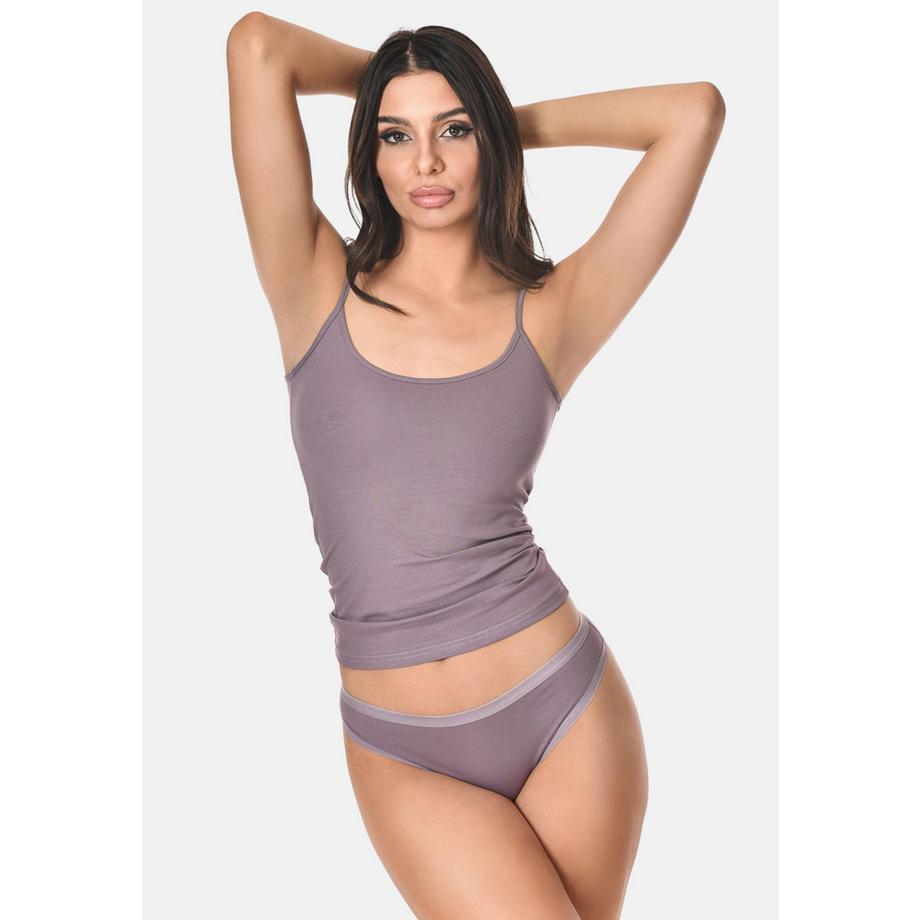 Maxte BASIC MAX Canotta con Spalline Sottili Confezione da 3  