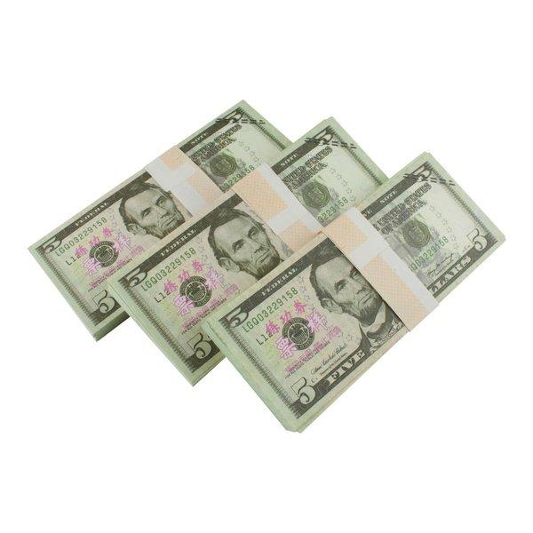 Gameloot  Denaro falso - 5 dollari USA (100 banconote) 