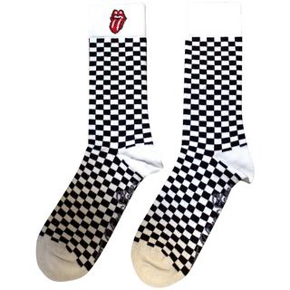 The Rolling Stones Karierte Logo Socken  