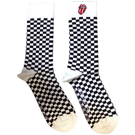 The Rolling Stones Karierte Logo Socken  
