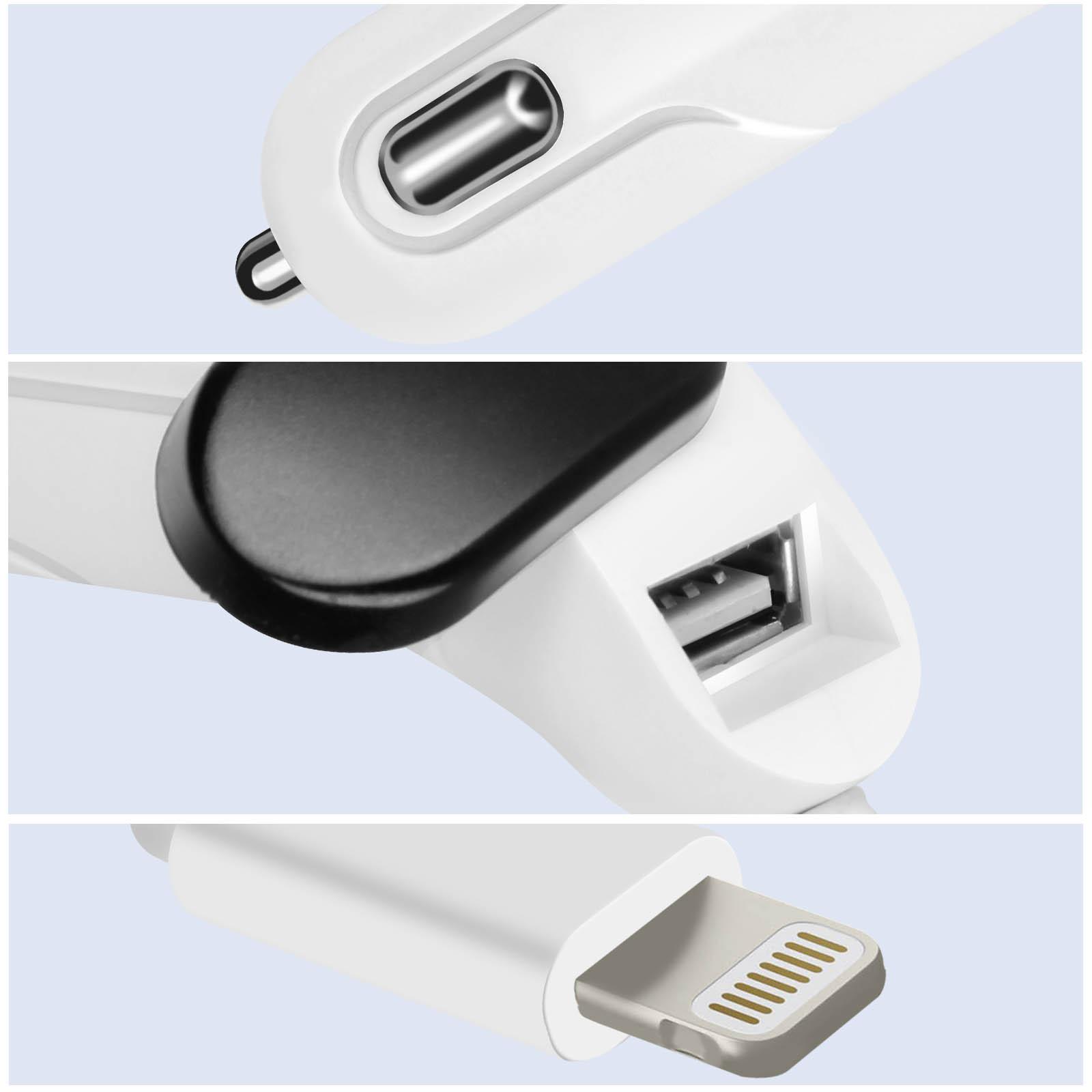 Avizar  Chargeur allume-cigare Lightning 