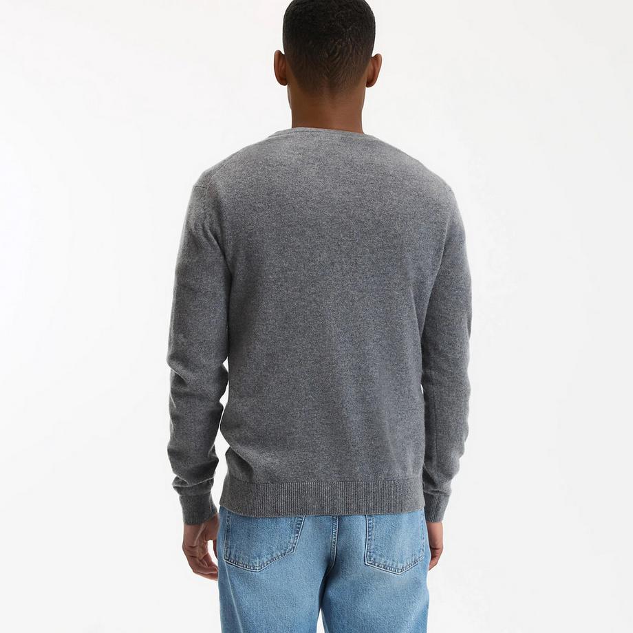 La Redoute Collections Pull col V en cachemire  