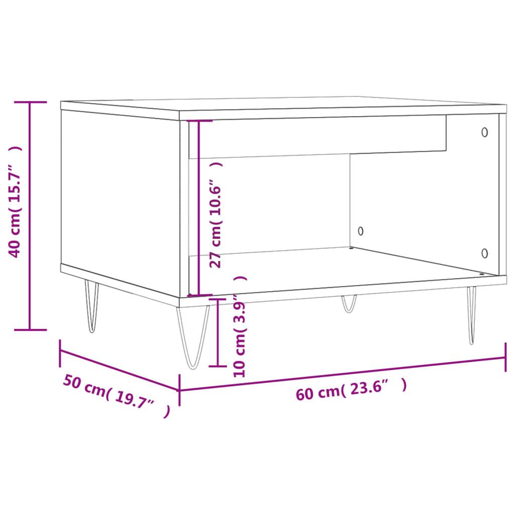 VidaXL Table basse bois d'ingénierie  