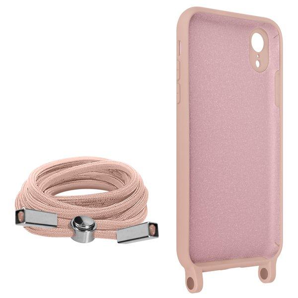 Avizar  Coque cordon iPhone XR Rose 