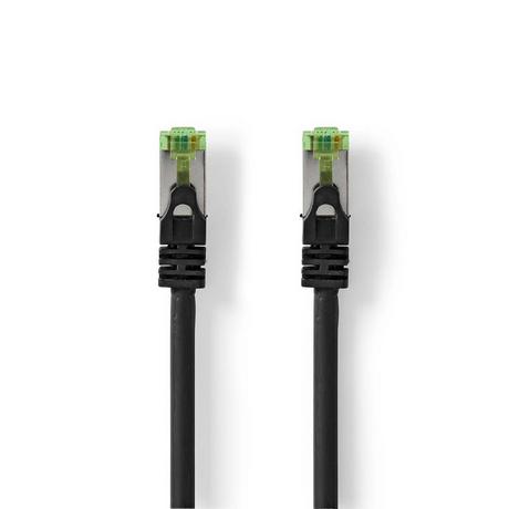 Nedis  CAT7 Netzwerkkabel | S/FTP | RJ45 Stecker | RJ45 Stecker | 5,00 m | Snagless | Rund | LSZH | Schwarz | Umschlag 