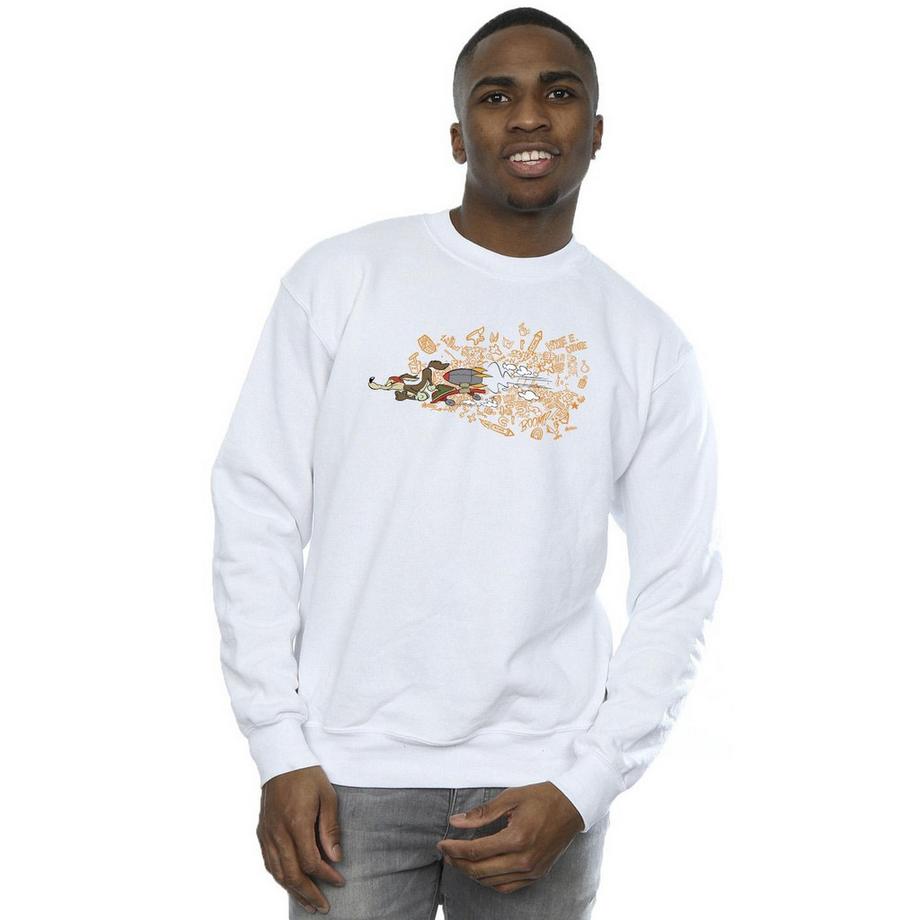 LOONEY TUNES ACME Grafikdruck Rundhals-Sweatshirt  
