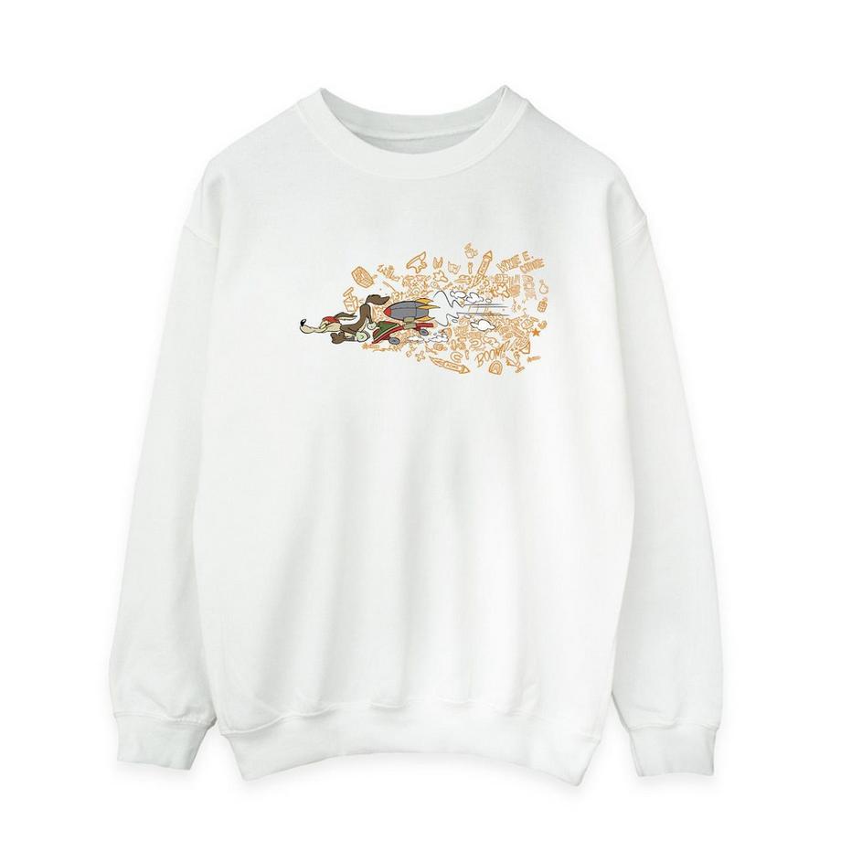 LOONEY TUNES ACME Grafikdruck Rundhals-Sweatshirt  
