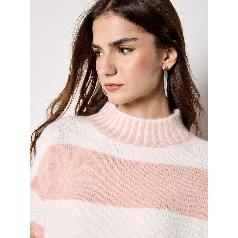 APRICOT Maglione a righe in morbida maglia  