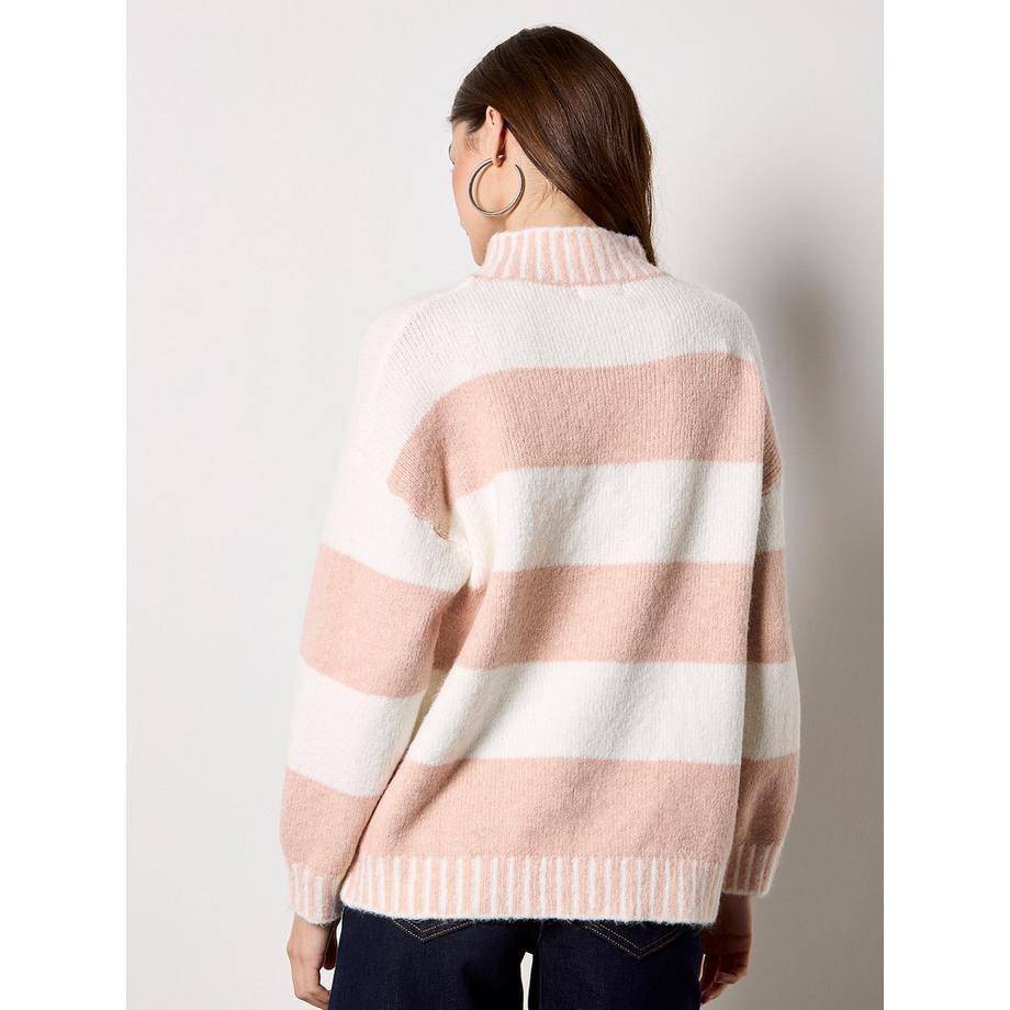 APRICOT Maglione a righe in morbida maglia  
