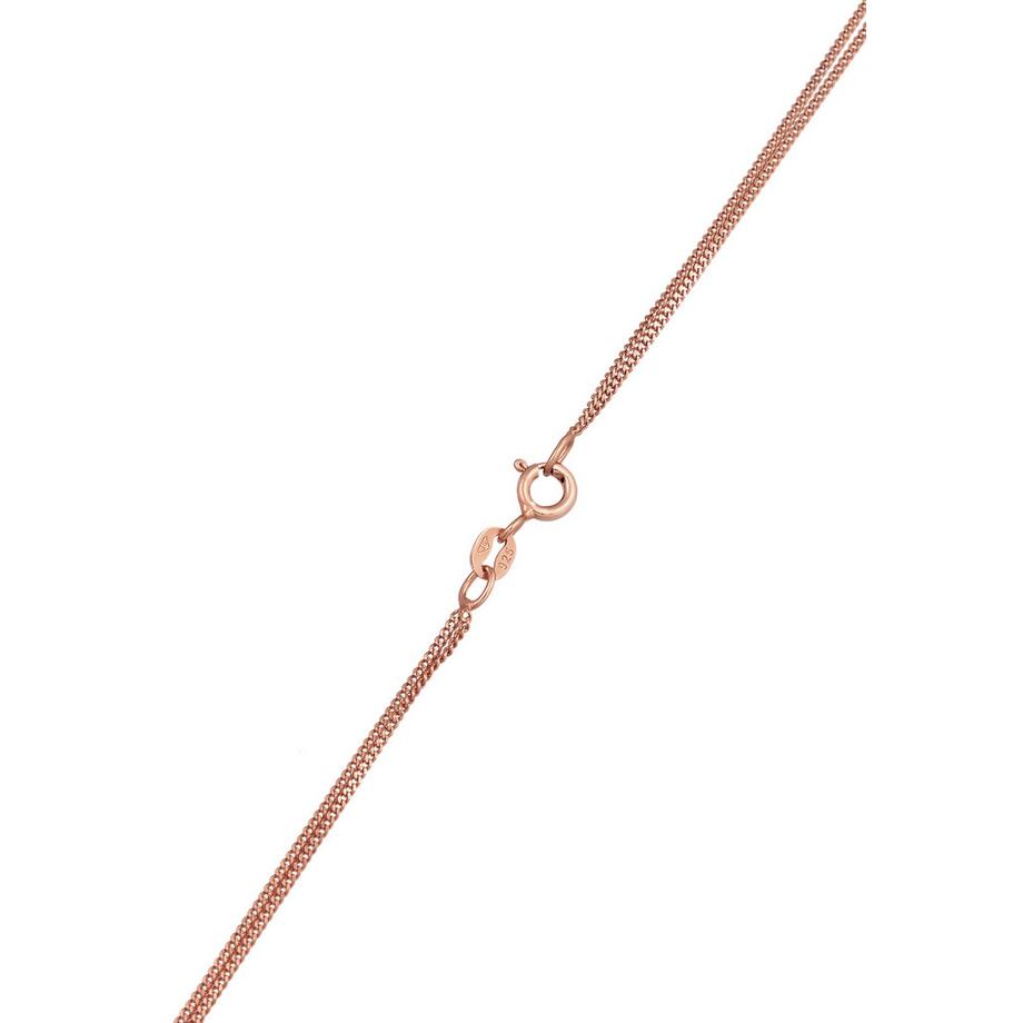 Elli  Collier Femmes Couches Plaquette Basique Avec Cristal 