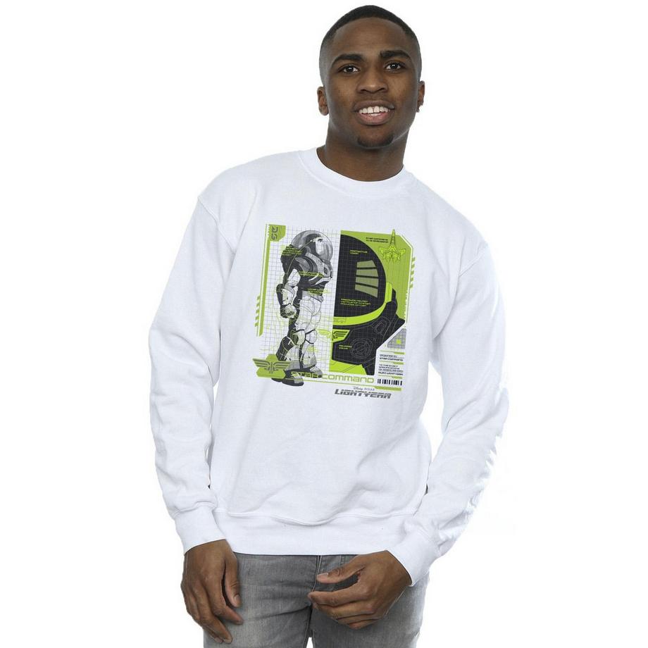 Disney Lightyear Buzz Lightyear Sweatshirt Col Rond  