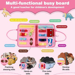 Activity-board  Planche occupée, jouet pour bébé, planche d'activité pour tout-petits, jouet éducatif pour enfants, jouet sensoriel, planche de motricité 