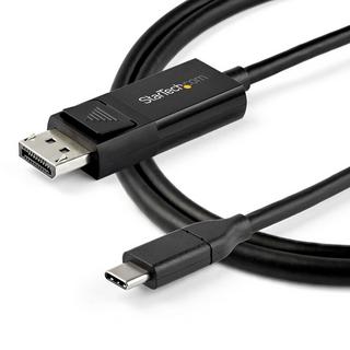 STARTECH.COM  StarTech.com 1m USB-C auf DisplayPort 1.4 Kabel 8K 60Hz/4K - Bidirektionales DP auf USB-C oder USB-C auf DP Alt Mode Videoadapter/Kabel - HBR3/HDR/DSC - USB-C/Thunderbolt 3 kompatibel 