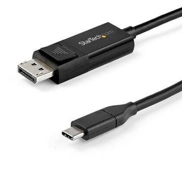 StarTech.com 1m USB-C auf DisplayPort 1.4 Kabel 8K 60Hz/4K - Bidirektionales DP auf USB-C oder USB-C auf DP Alt Mode Videoadapter/Kabel - HBR3/HDR/DSC - USB-C/Thunderbolt 3 kompatibel