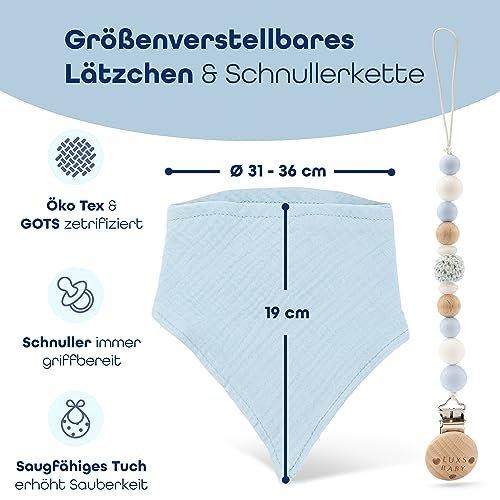 Activity-board  Babygeschenk Junge [6-teilig] für Neugeborene | handgefertigtes Spielzeug, Spucktuch, 