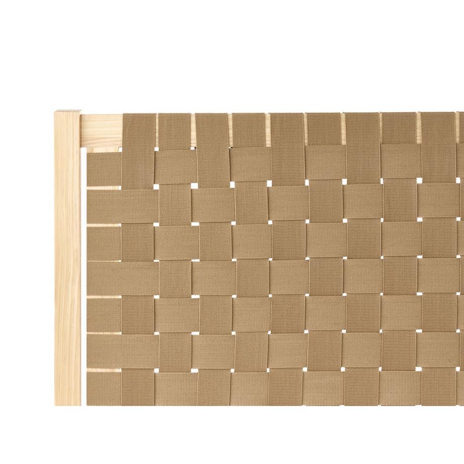 Beliani Bett mit Lattenrost aus Kiefernholz Minimalistisch BRUNEMONT  