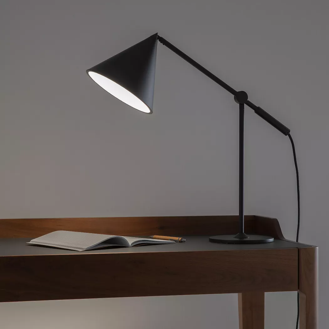 AM.PM – Schreibtischlampe Moke, One Size, Schwarz