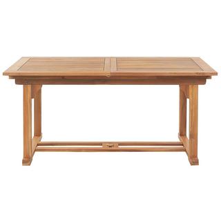 Beliani Table de salle à manger de jardin extensible en Acacia Rustique JAVA  
