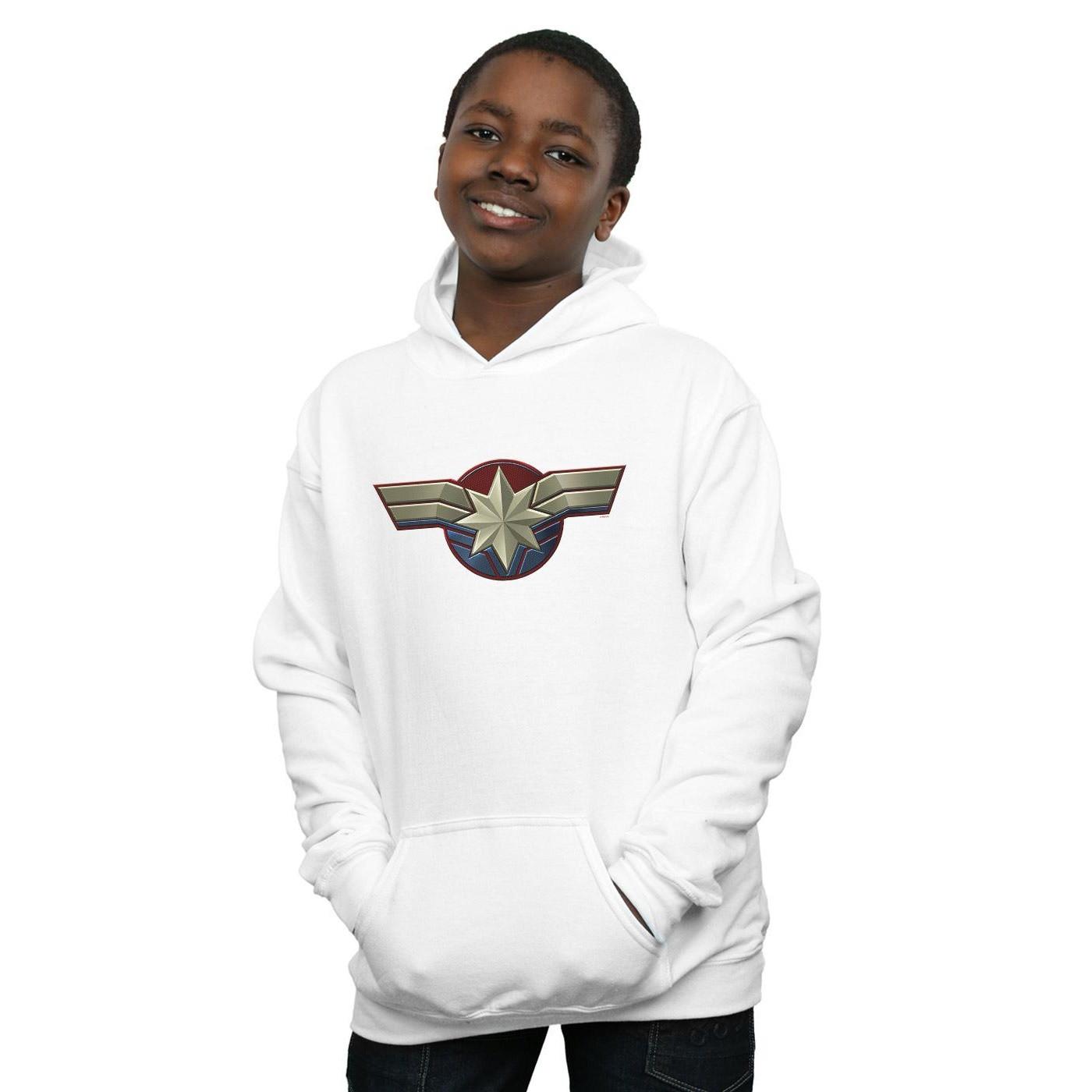 MARVEL  Captain Chest Emblem Kapuzenpullover 