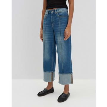 Cropped Relaxed Jeans Corah turn up Relaxed