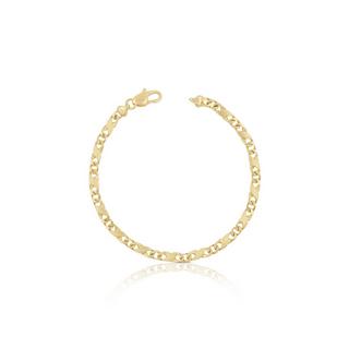 MUAU Schmuck  Armband Carrera Gelbgold 750, 22cm, 4mm 