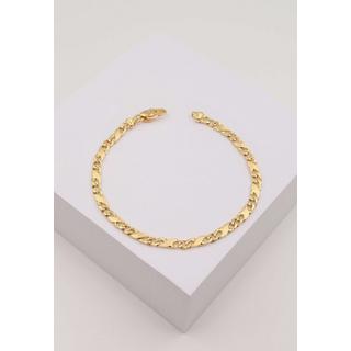 MUAU Schmuck  Armband Carrera Gelbgold 750, 22cm, 4mm 