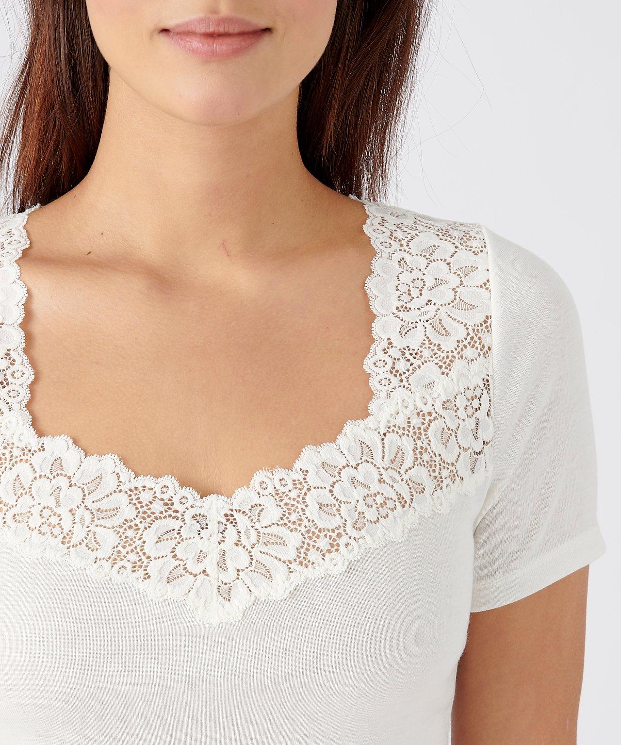 Damart Kurzarm-Shirt Seidig Weiches Thermolactyl Wärmegrad Soft 2  