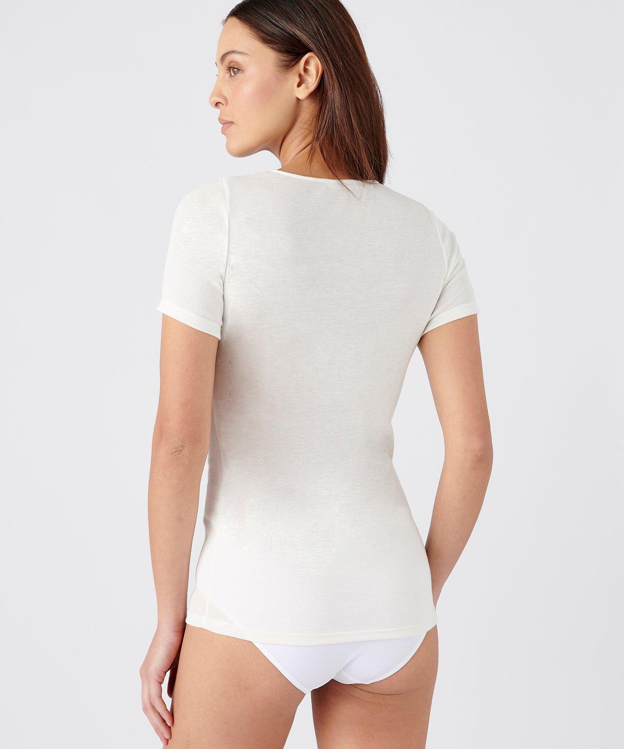 Damart Kurzarm-Shirt Seidig Weiches Thermolactyl Wärmegrad Soft 2  