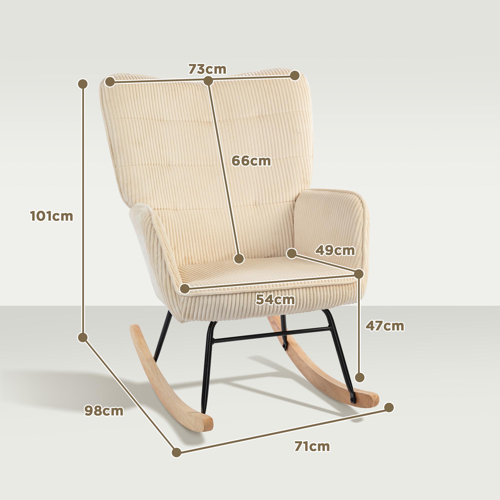 HOMCOM Schaukelstuhl  