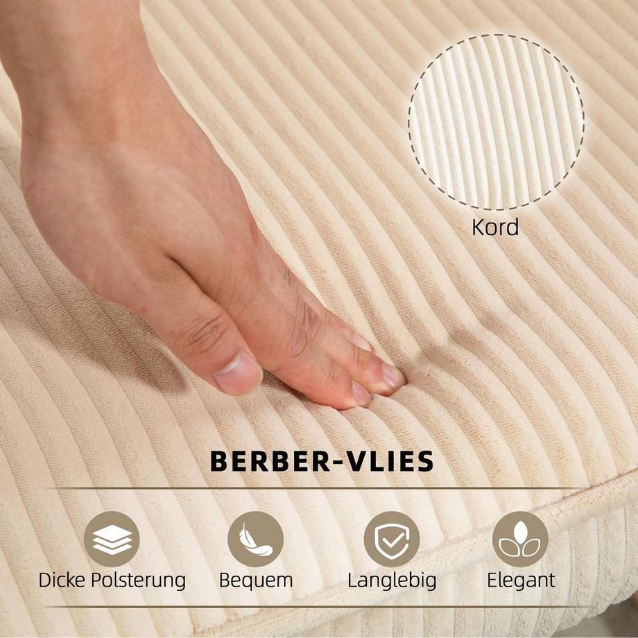 HOMCOM Fauteuil à bascule  