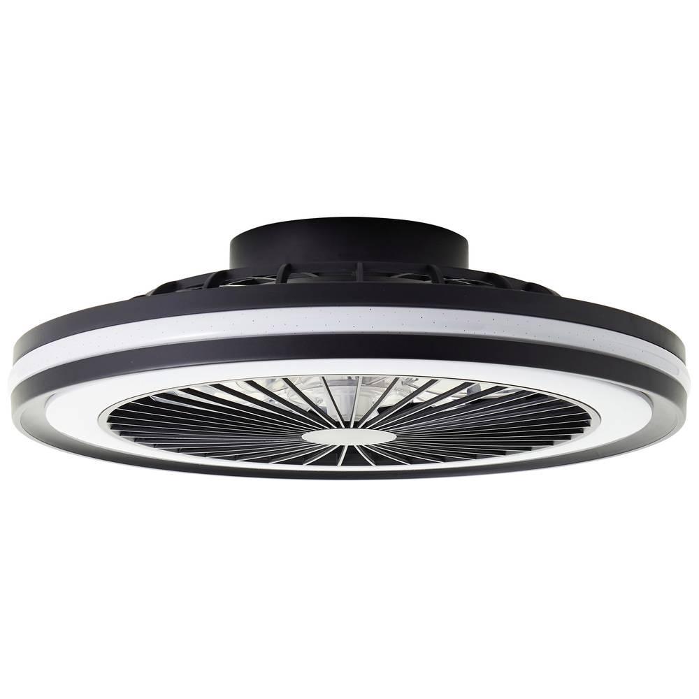 BRILLIANT Palmero LED Deckenleuchte 46.5cm mit Ventilator  