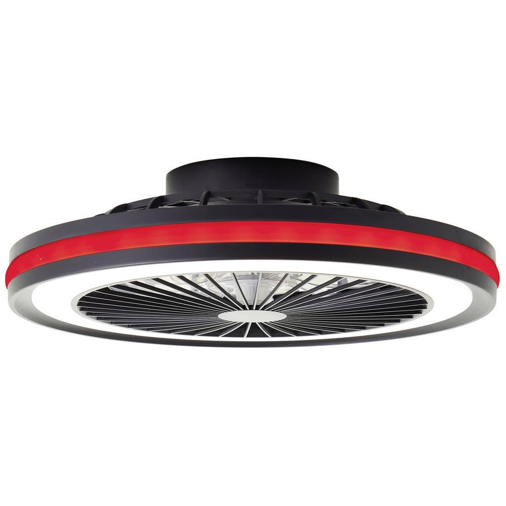 BRILLIANT Palmero LED Deckenleuchte 46.5cm mit Ventilator  