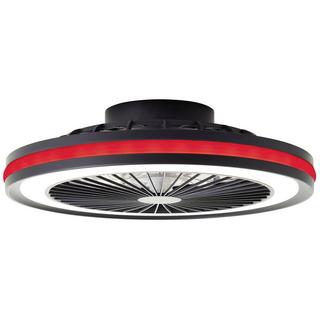 BRILLIANT Palmero LED Deckenleuchte 46.5cm mit Ventilator  