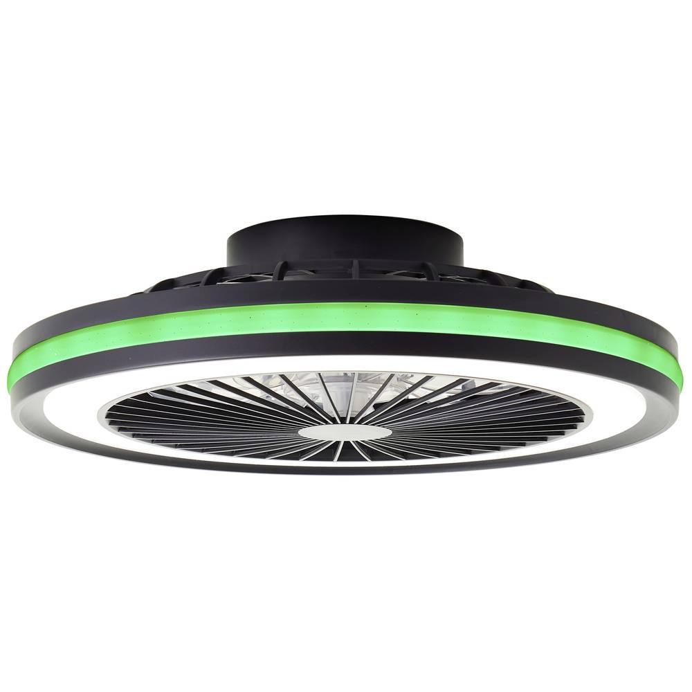 BRILLIANT Palmero LED Deckenleuchte 46.5cm mit Ventilator  